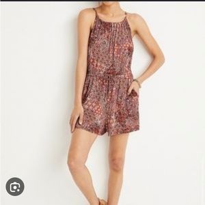 Maurices Paisley/floral Romper Shorts Summer